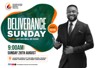 MODERN CHURCH FLYER TEMPLATE Postal