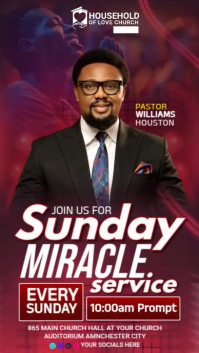 Modern Church Worship Design Instagram Story template