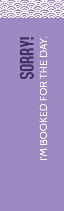 Purple Bookmark Example Modern Clean Purple Bookmark Template | PosterMyWall