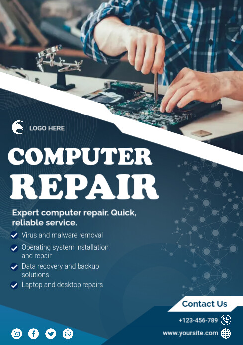 Computer Repair Flyer