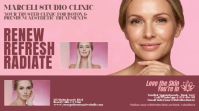 Modern Cosmetic Clinic Botox Marketing Video Digital Display (16:9) template