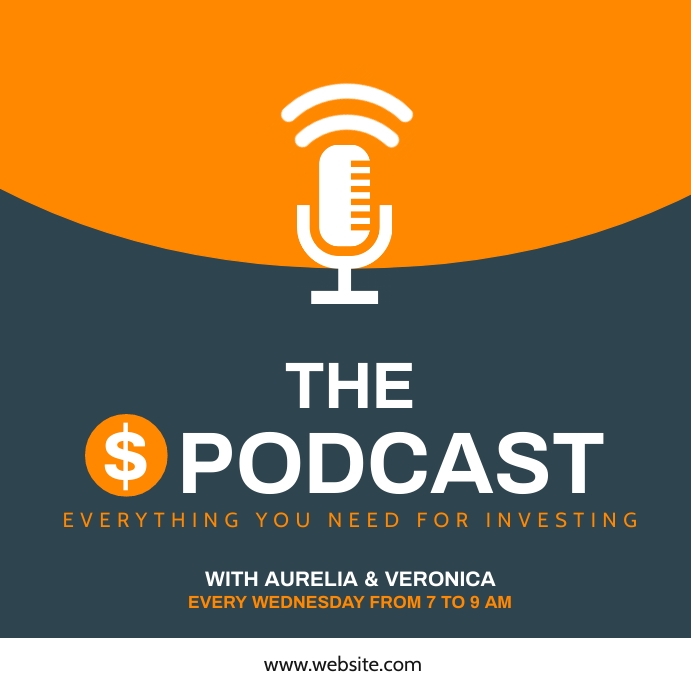 Copy of modern creative infographic podcast cover PosterMyWall