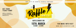 Modern Creative Raffle Ticket Custom Design