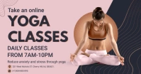 Modern Daily Yoga Classes Facebook Shared Ima template