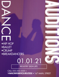 240+ audition Customizable Design Templates | PosterMyWall