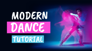 Modern Dance Tutorial Youtube Thumbnail YouTube-miniature template