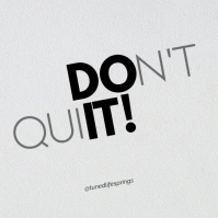 Modern Dot IT inspirational square flyer Carré (1:1) template