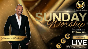 modern ELEGANT church ad design template Twitch Profile Banner