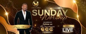 modern ELEGANT church ad design template Banner Twitch