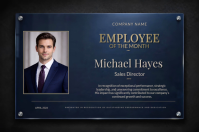 Nero Employee of the Month Poster Template