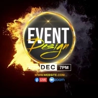 modern event ad design template 2022 Instagram Post