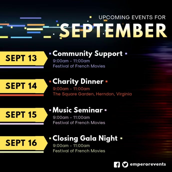 Event Schedule Template | Template Business Format Event Schedule Template | Template Business Format