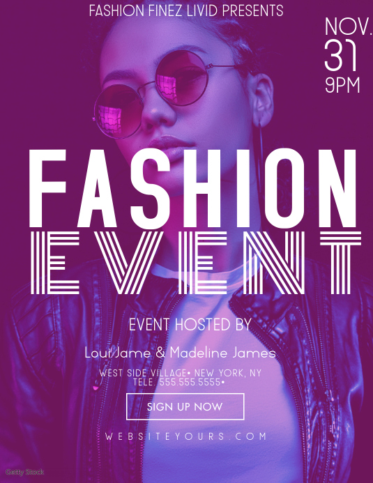 Modern Fashion Event Flyer Template Postermywall