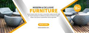 Modern Furniture Ads Facebook-coverfoto template