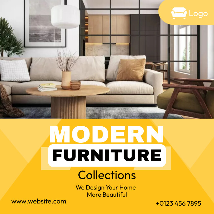 Modern Furniture Ads Template PosterMyWall