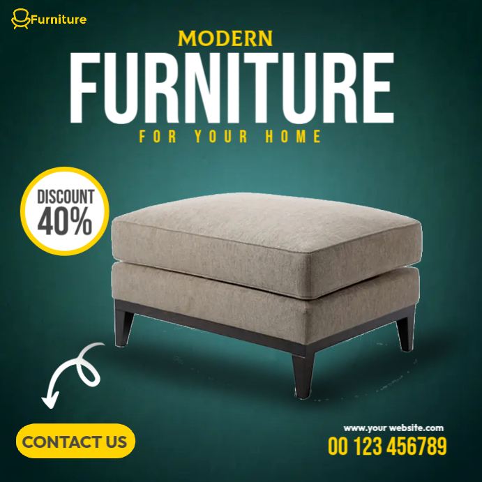 Modern Furniture Ads Template PosterMyWall