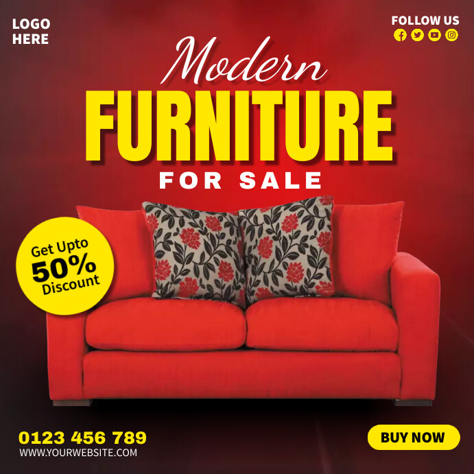 Modern Furniture Ads Template PosterMyWall
