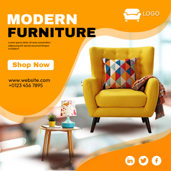Modern Furniture Instagram Plasing template