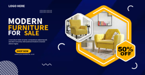 Modern Furniture Изображение, которым поделились на Facebook template
