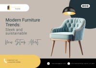 MODERN FURNITURE FLYER A3 template