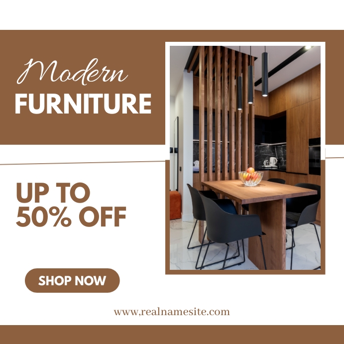 Modern Furniture Instagram Post Template PosterMyWall
