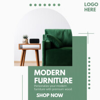 Modern Furniture Sale Insta Ad Template Message Instagram