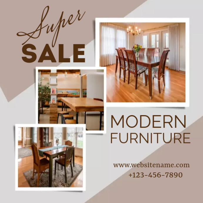 Copy of Modern Furniture Sale Instagram Post PosterMyWall