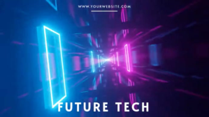Modern Future Technology Presentation | Zoom Background template