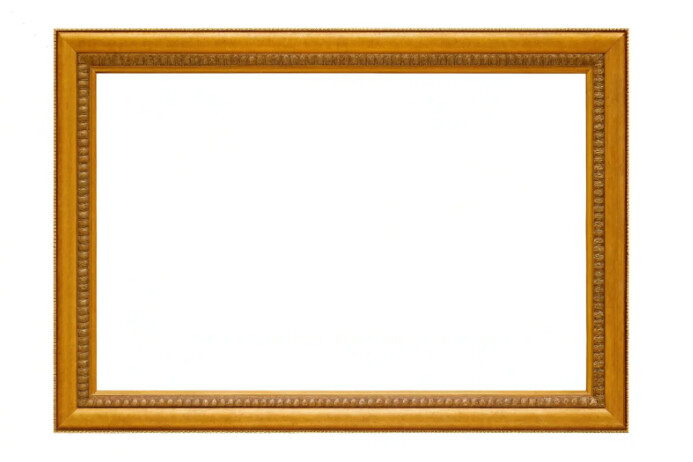 Modern Golden Frame Poster template