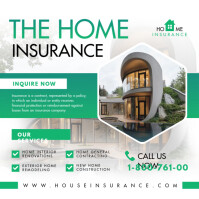 Red Home Insurance Red Home Insurance Instagram Post Template | PosterMyWall