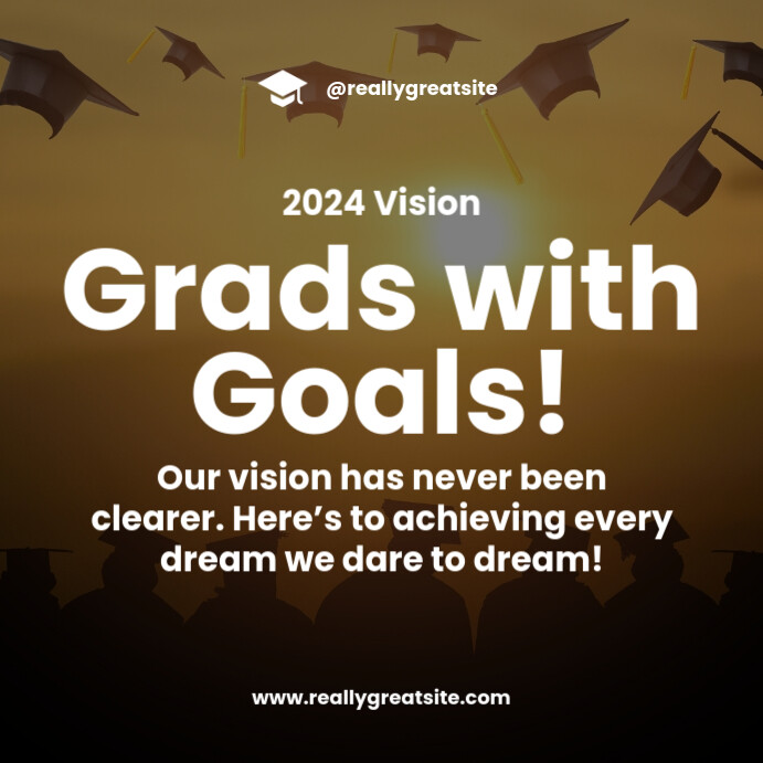 Modern Happy Graduation Grads Instagram Post Template | PosterMyWall