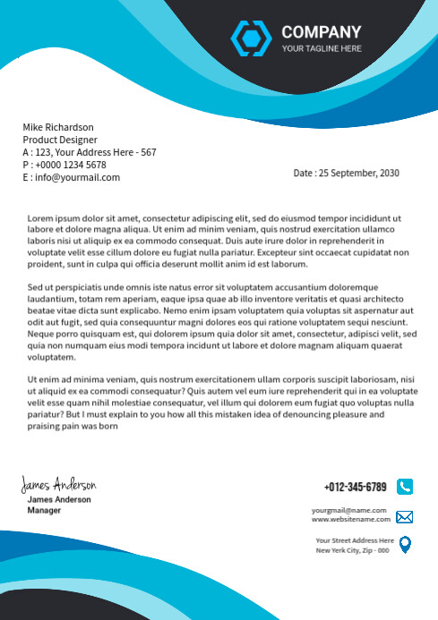 Modern Header Template | PosterMyWall