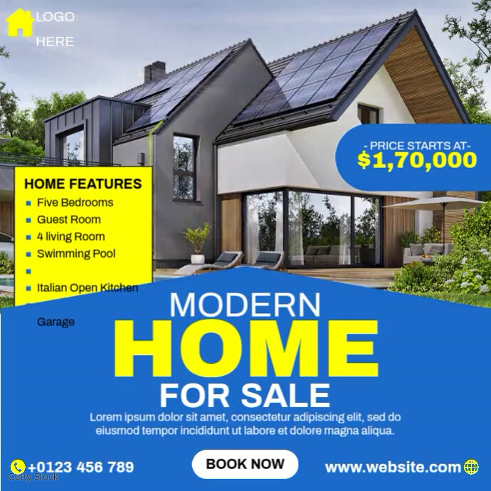 Ad Home Collection Modern Home Ads Template | PosterMyWall