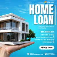 Modern Home Loan Finance Promotion Square (1:1) template