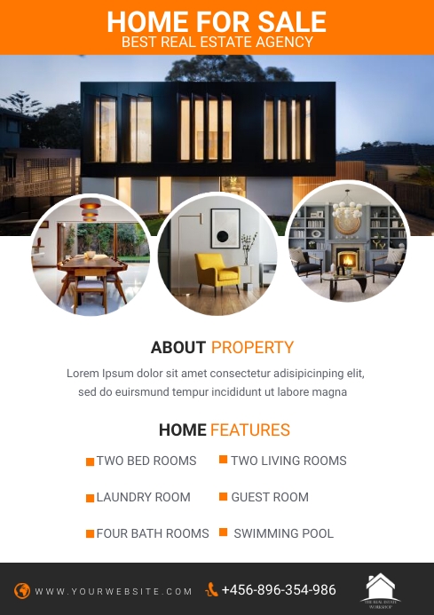 Image 6 for House For Sale Flyer Template