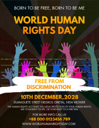 Human Rights Day Slogan Flyer Template | PosterMyWall