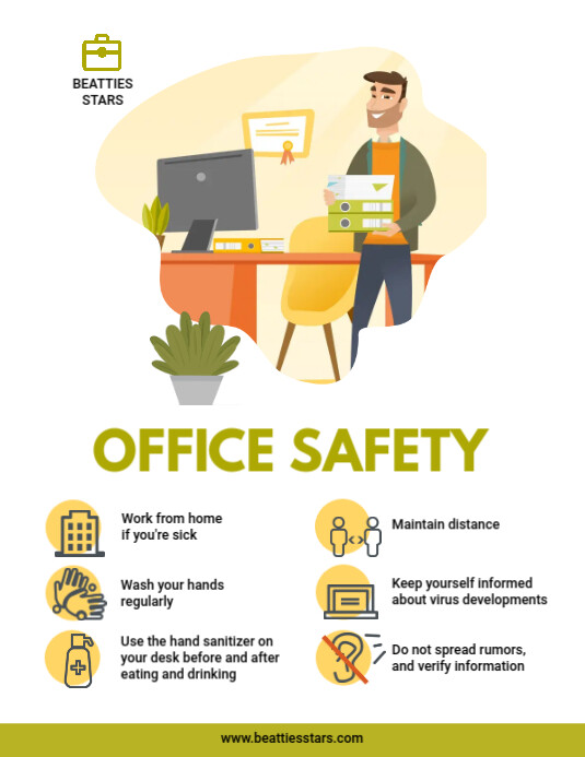 260+ Free Workplace Safety A4 Templates | PosterMyWall