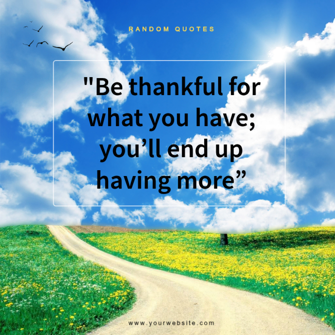 Random Post Quotes modern illustrative random quotes Template | PosterMyWall