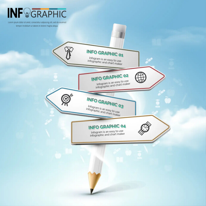 modern infographic Template | PosterMyWall