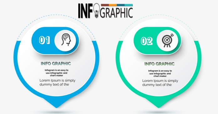 modern infographic Facebook Shared Image template
