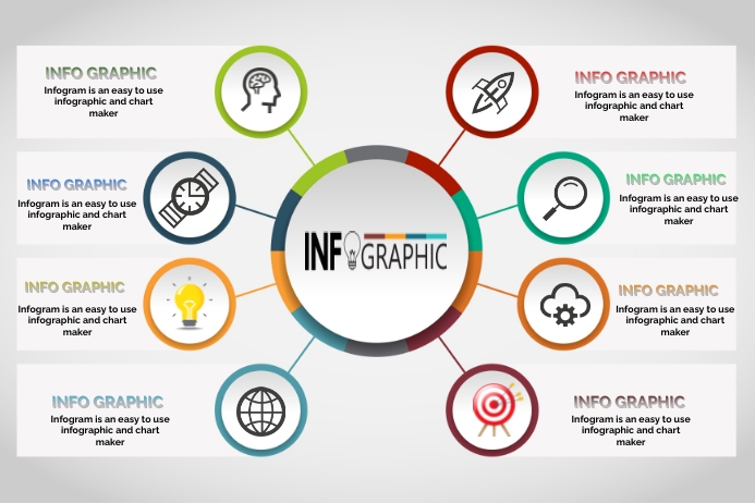 modern infographic Template | PosterMyWall