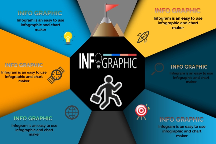 modern infographic Template | PosterMyWall