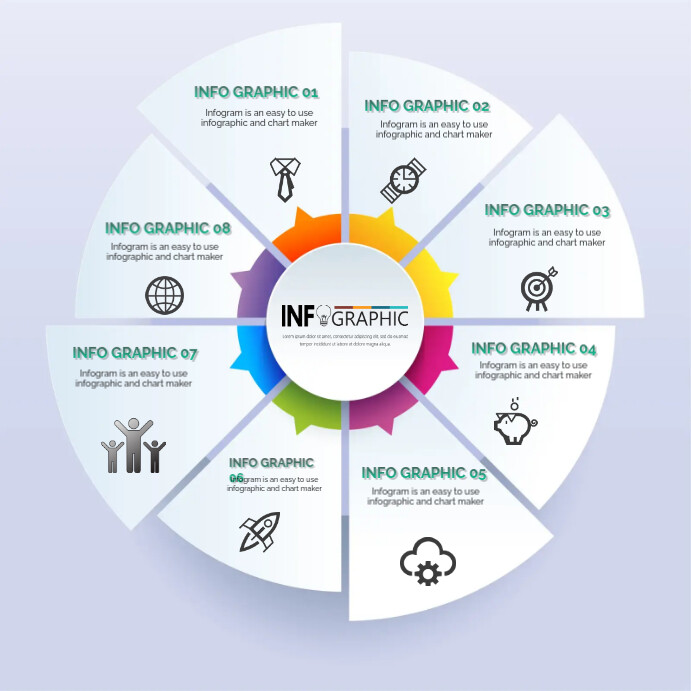 modern infographic Template | PosterMyWall