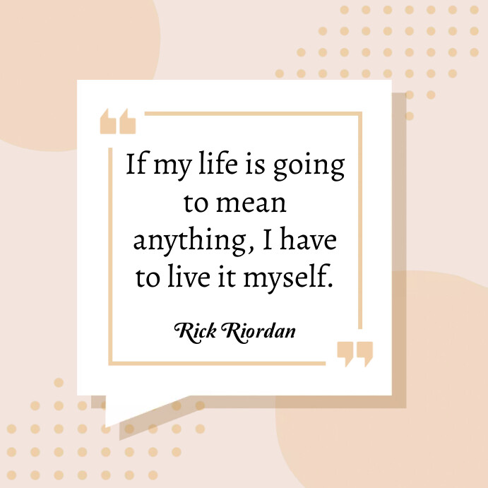 Modern inspirational quote instagram post Template PosterMyWall