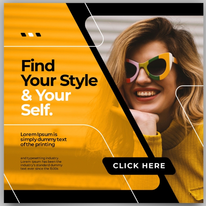 Modern Instagram template design PosterMyWall