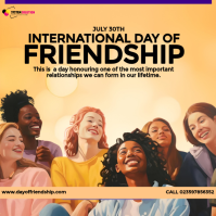 Modern International Day of Friendship Pos Instagram template