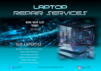 Modern Laptop Repair Services A5 Video template