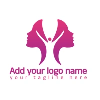 modern logo/women day logo/mother day logo template