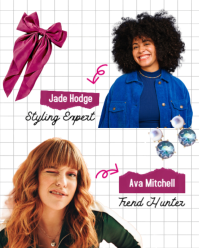 White Team Introduction Instagram Portrait Template - Page 2