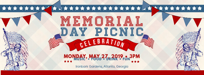 Modern Memorial Day Event Banner Template Postermywall